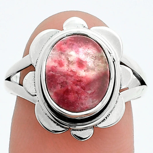 Natural Pink Thulite - Norway Ring size-8 R-1342 SDR245101