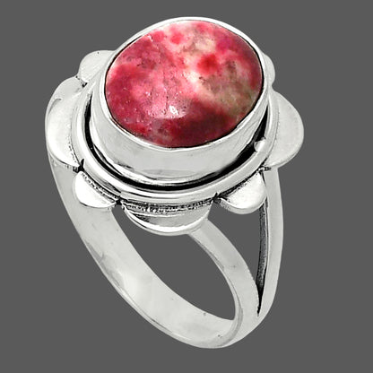 Natural Pink Thulite - Norway Ring size-8 R-1342 SDR245101