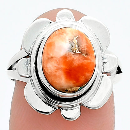 Spiny Oyster Turquoise - Arizona Ring size-7 R-1342 SDR245102