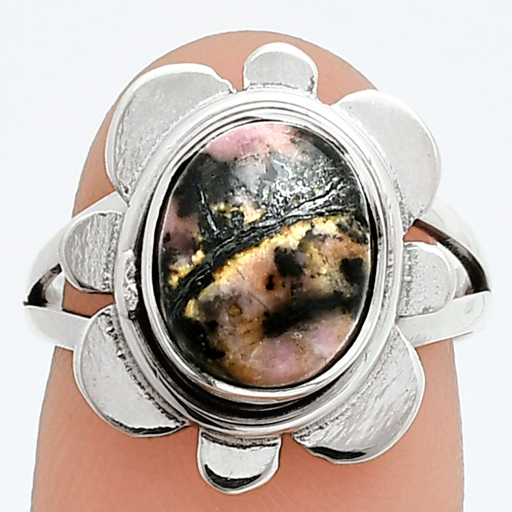 Natural Honey Dendritic Opal Ring size-6.5 R-1342 SDR245108