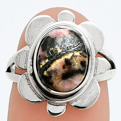 Natural Honey Dendritic Opal Ring size-6.5 R-1342 SDR245108
