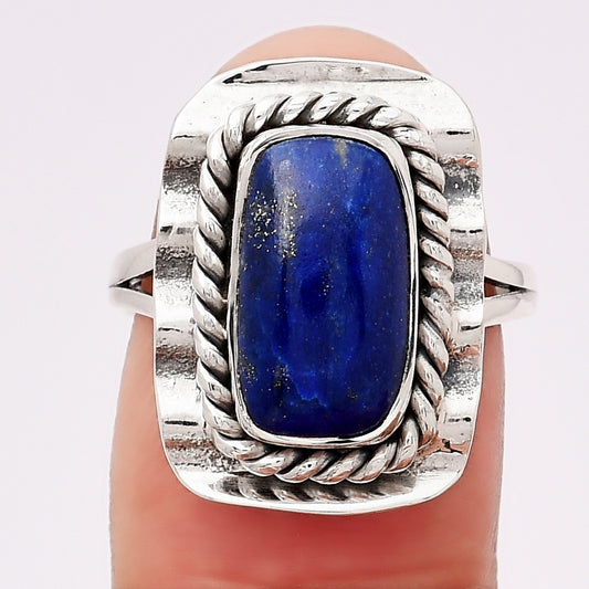 Natural Lapis - Afghanistan Ring size-7 R-1212 SDR245503