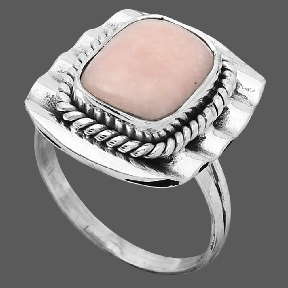Natural Pink Opal - Australia Ring size-8.5 R-1212 SDR245504