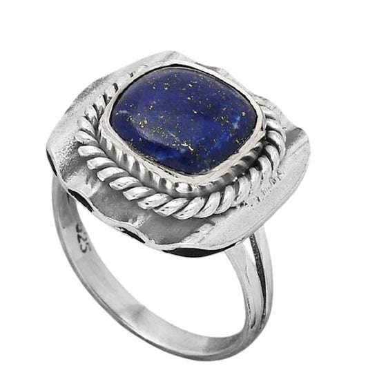 Natural Lapis - Afghanistan Ring size-7 R-1212 SDR245507