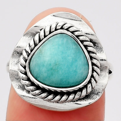 Natural Paraiba Amazonite Ring size-7 R-1212 SDR245511