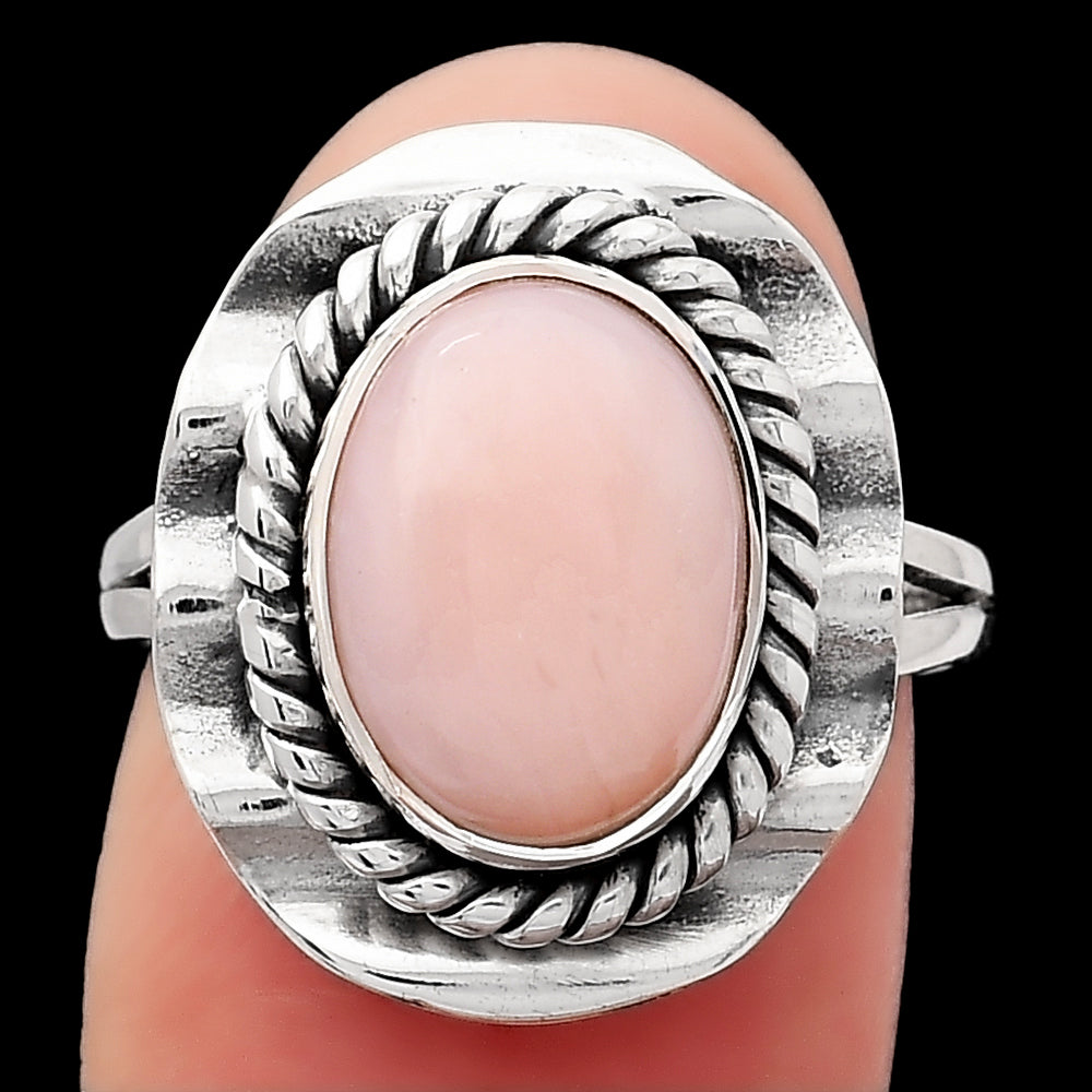 Natural Pink Opal - Australia Ring size-7 R-1212 SDR245512