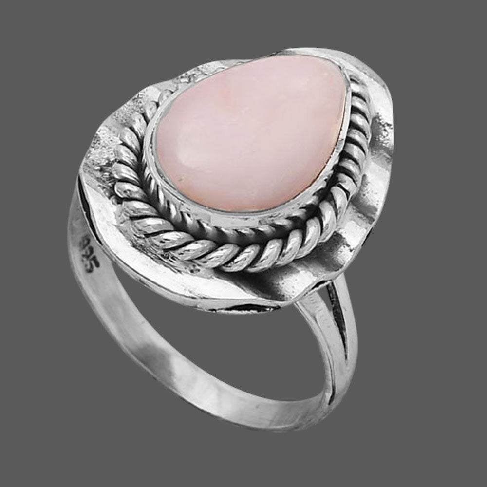Natural Pink Opal - Australia Ring size-7 R-1212 SDR245514
