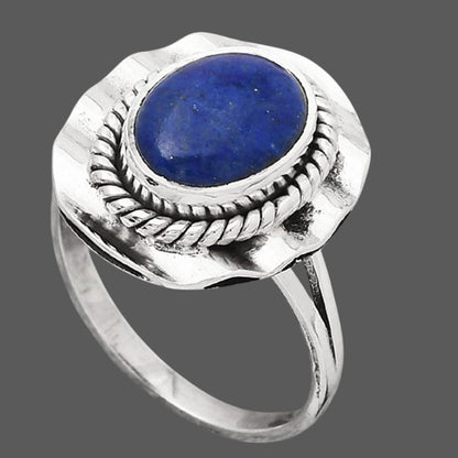 Natural Lapis - Afghanistan Ring size-8.5 R-1212 SDR245517