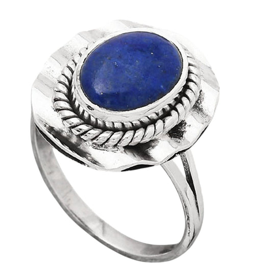 Natural Lapis - Afghanistan Ring size-8.5 R-1212 SDR245517