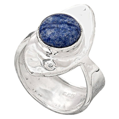 Natural Dumortierite Quartz Ring size-8.5 R-1376 SDR245549