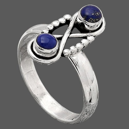 Natural Lapis Ring size-8 R-1516 SDR245565