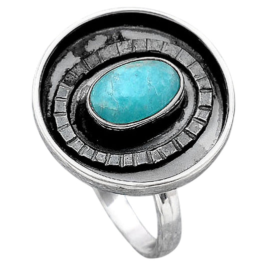 Natural Paraiba Amazonite Ring size-7.5 R-1080 SDR245585