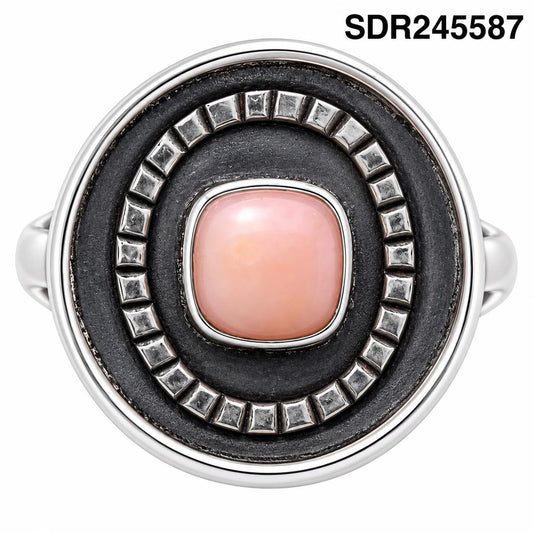 Natural Pink Opal Ring size-7 R-1080 SDR245587