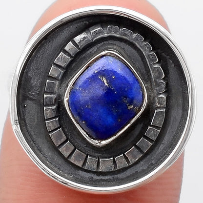 Natural Lapis Ring size-8 R-1080 SDR245588