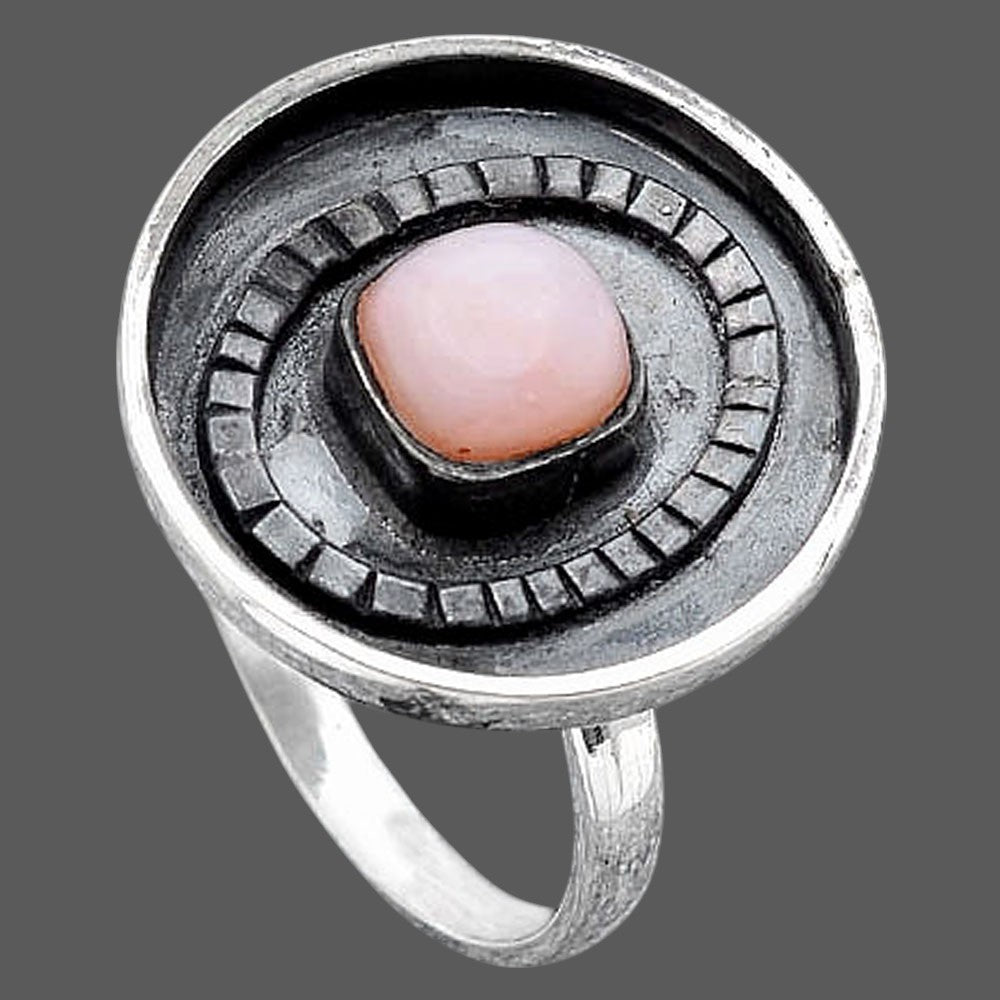 Natural Pink Opal Ring size-7 R-1080 SDR245594