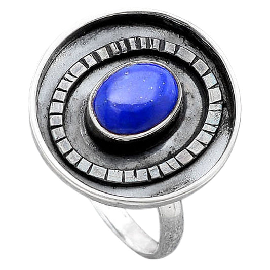 Natural Lapis Ring size-8.5 R-1080 SDR245595