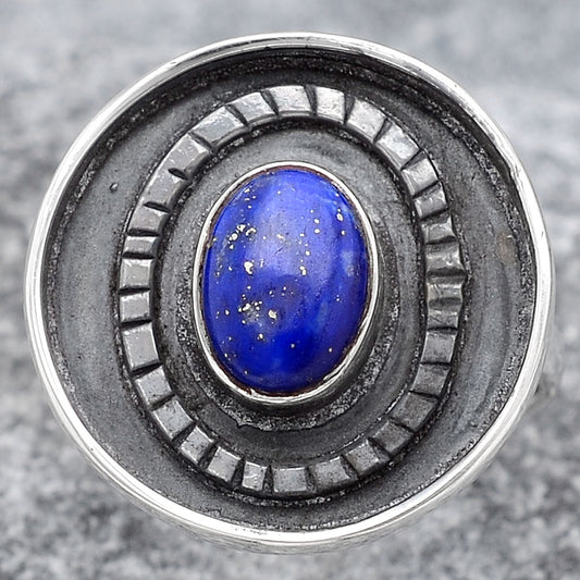 Natural Lapis Ring size-7 R-1080 SDR245599