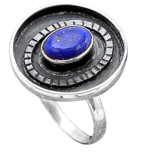 Natural Lapis Ring size-7 R-1080 SDR245599