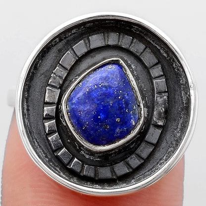 Natural Lapis Ring size-8 R-1080 SDR245632