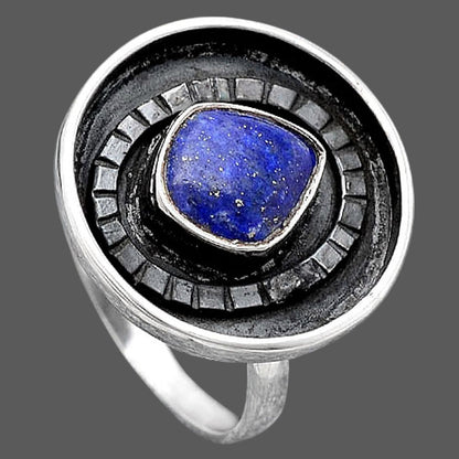Natural Lapis Ring size-8 R-1080 SDR245632
