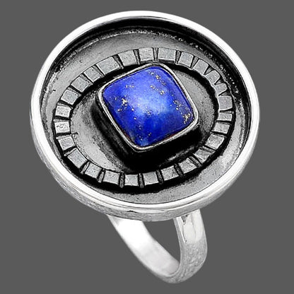 Natural Lapis Ring size-8 R-1080 SDR245633