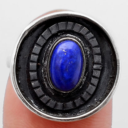 Natural Lapis Ring size-8 R-1080 SDR245637