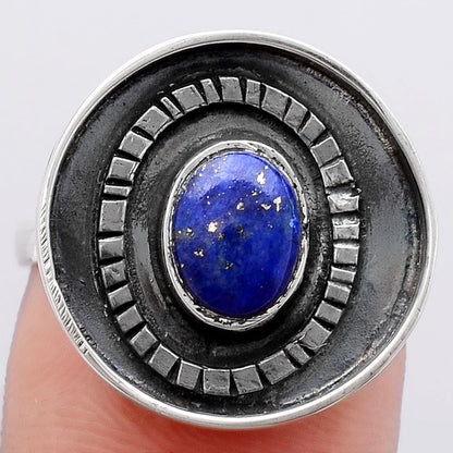 Natural Lapis Ring size-7 R-1080 SDR245639
