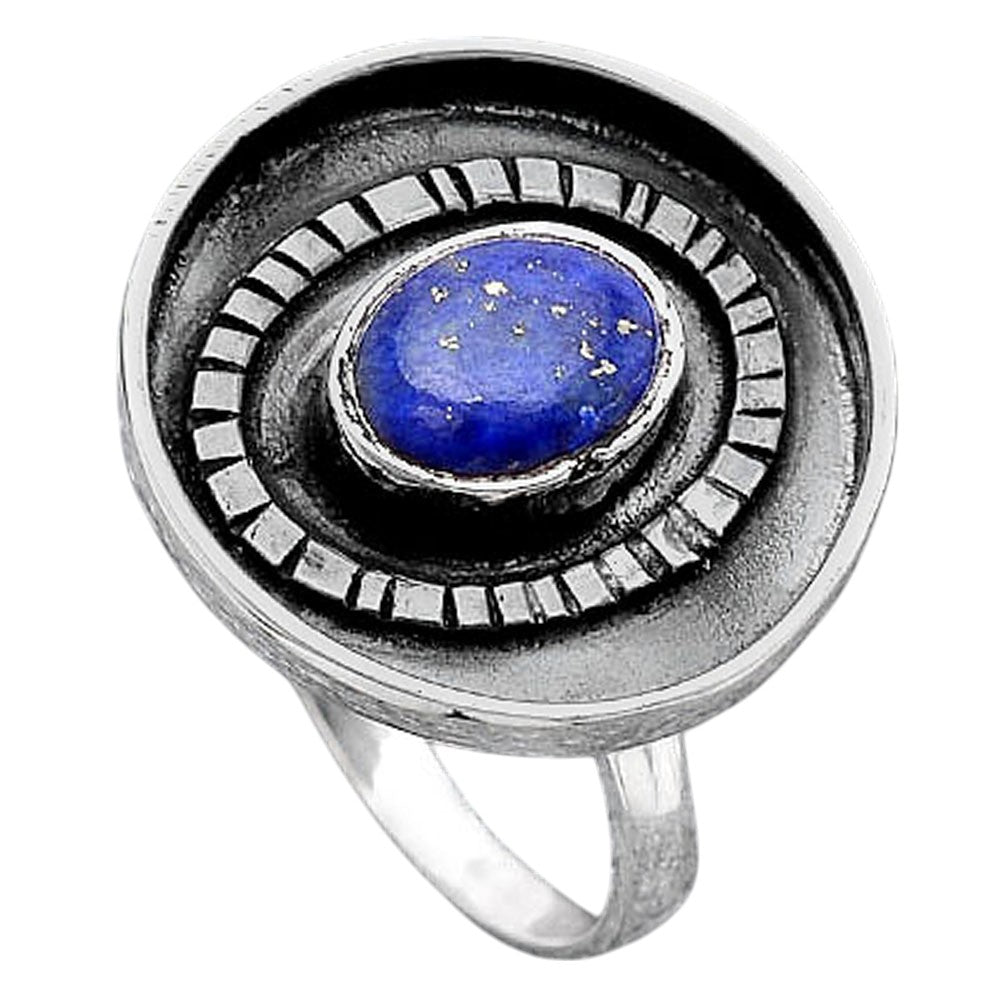 Natural Lapis Ring size-7 R-1080 SDR245639
