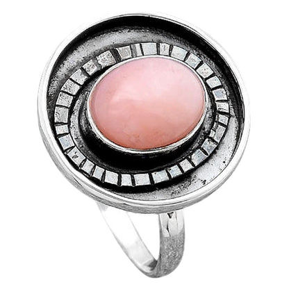 Natural Pink Opal Ring size-9.5 R-1080 SDR245642