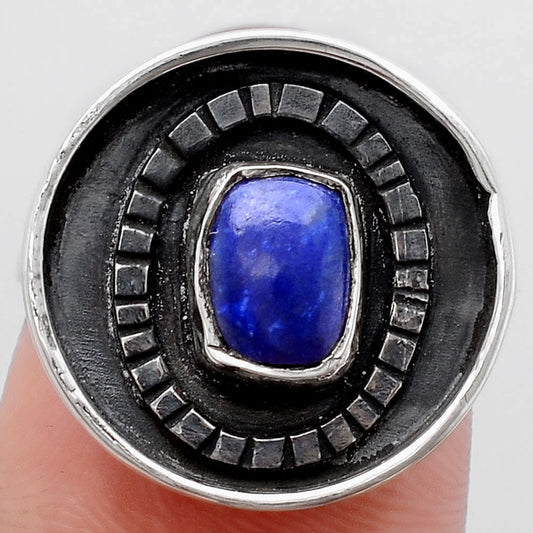 Natural Lapis Ring size-7 R-1080 SDR245647