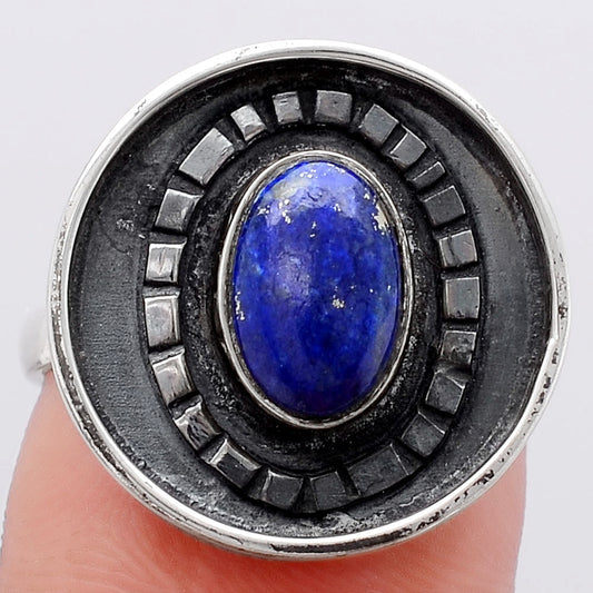 Natural Lapis Ring size-7 R-1080 SDR245650