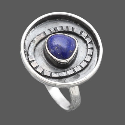 Natural Lapis Ring size-8 R-1080 SDR245663