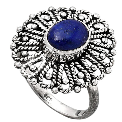 Natural Lapis - Afghanistan Ring size-7 R-1527 SDR245710