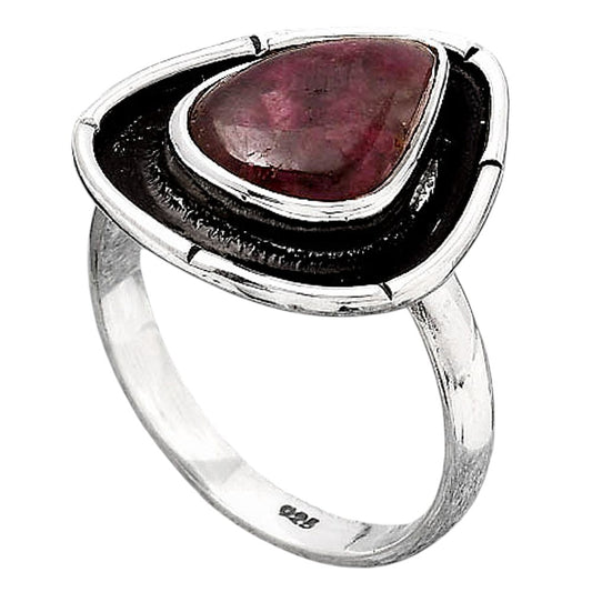 Natural Tourmaline Quartz Ring size-8.5 R-1688 SDR245725