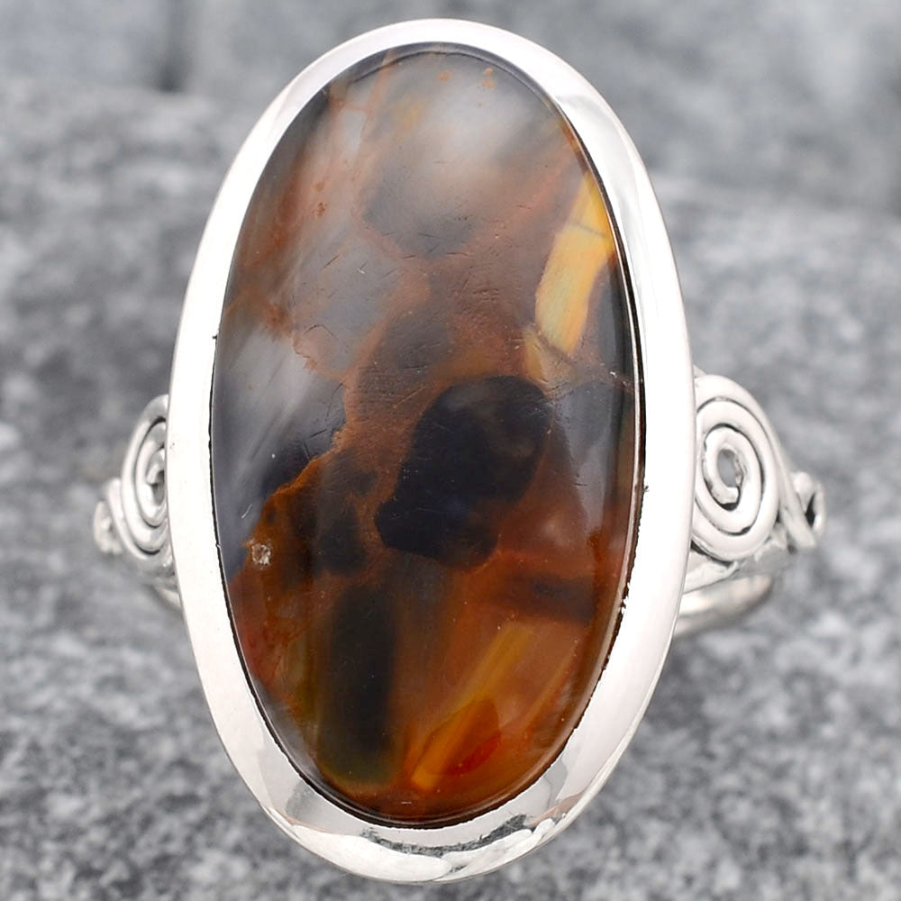 Natural Pietersite - Namibia Ring size-8 R-1062 SDR245748