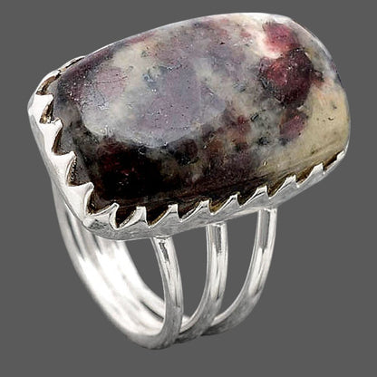 Natural Russian Eudialyte Ring size-7.5 R-1210 SDR245754