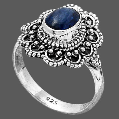 Natural Blue Kyanite - Brazil Ring size-8 R-1337 SDR245768