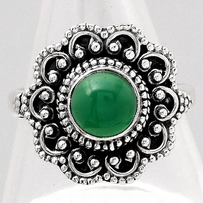 Natural Green Onyx Ring size-7 R-1337 SDR245773