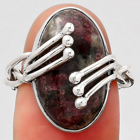 Natural Russian Eudialyte Ring size-7.5 R-1553 SDR245791