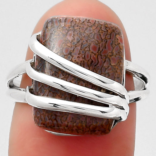 Natural Purpurite - South Africa Ring size-7.5 R-1444 SDR245797