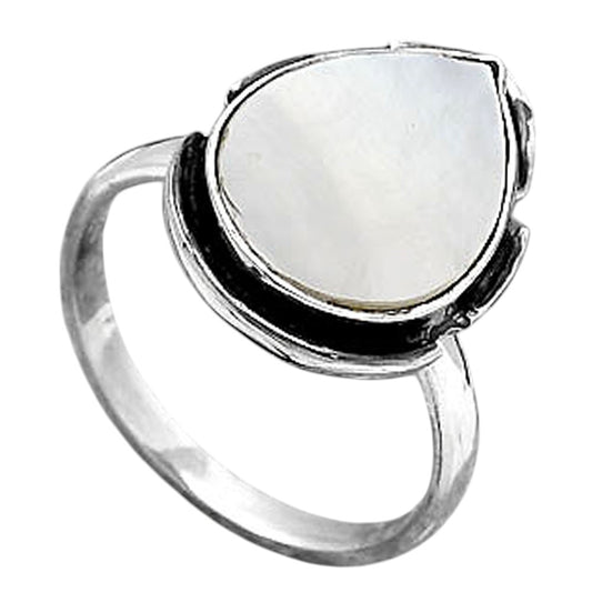 Natural Mother Of Pearl Ring size-8.5 R-1211 SDR245812