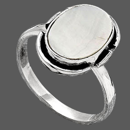 Natural Mother Of Pearl Ring size-9.5 R-1211 SDR245820