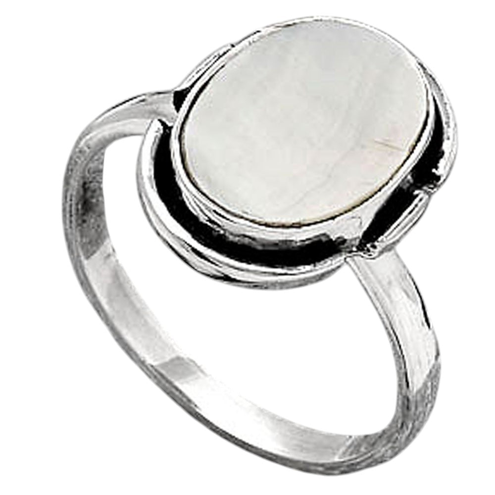 Natural Mother Of Pearl Ring size-9.5 R-1211 SDR245820