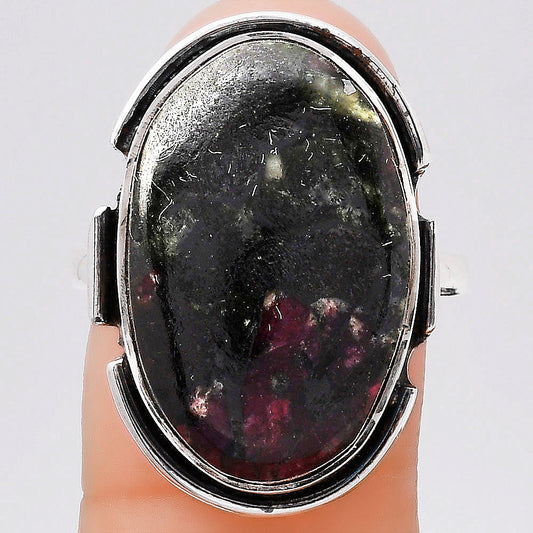 Natural Russian Eudialyte Ring size-7.5 R-1211 SDR245822