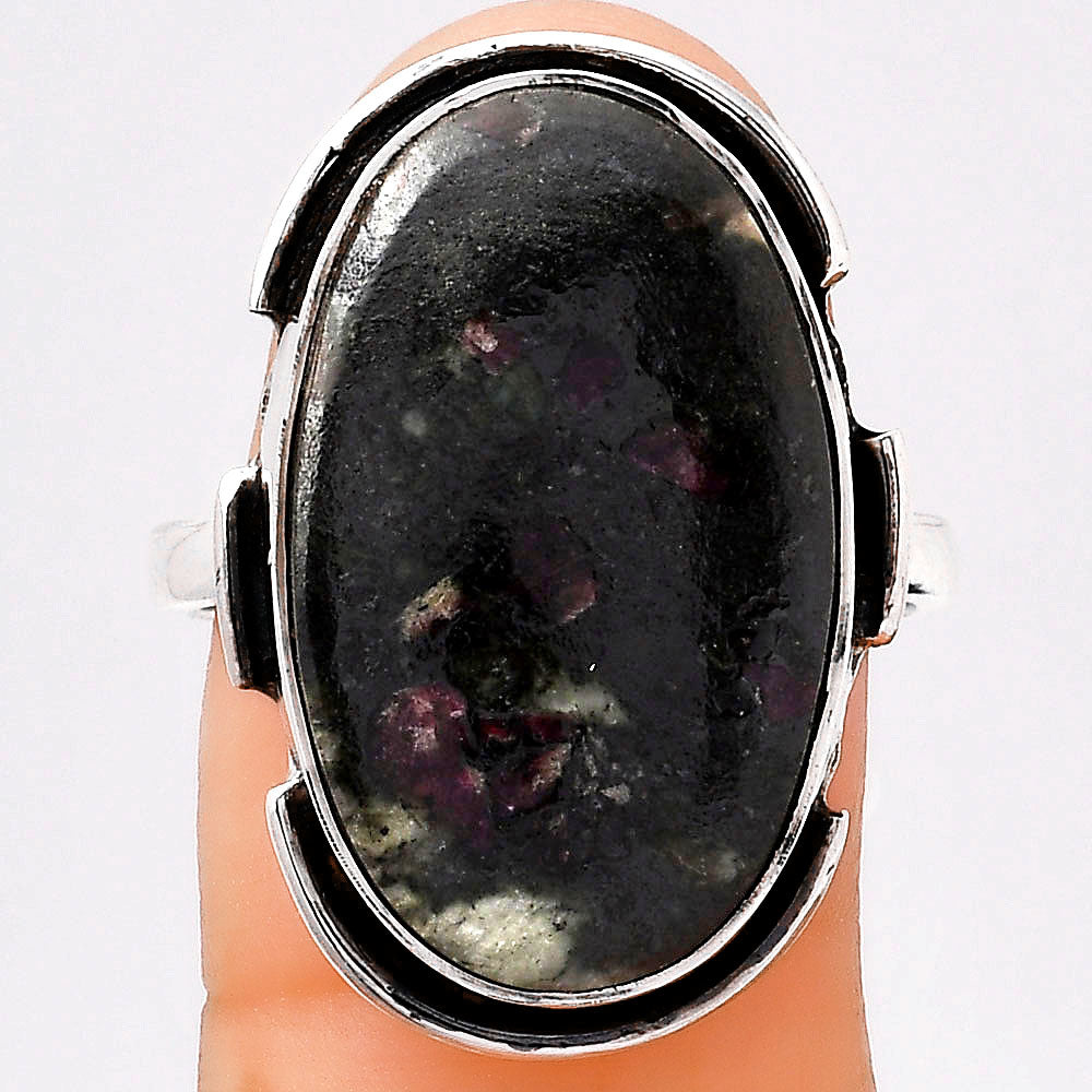 Natural Russian Eudialyte Ring size-9 R-1211 SDR245825