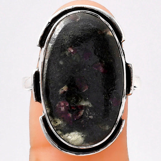 Natural Russian Eudialyte Ring size-9 R-1211 SDR245825