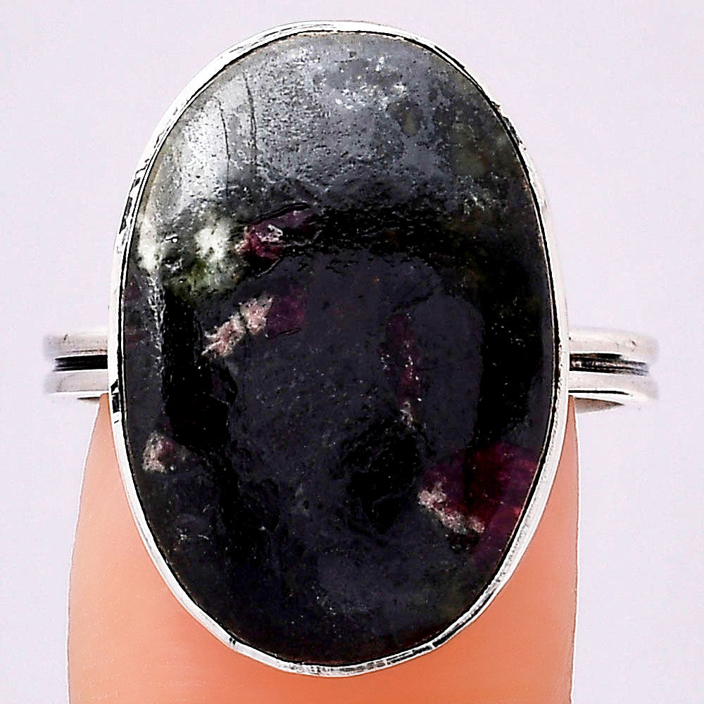 Natural Russian Eudialyte Ring size-8.5 R-1056 SDR245829