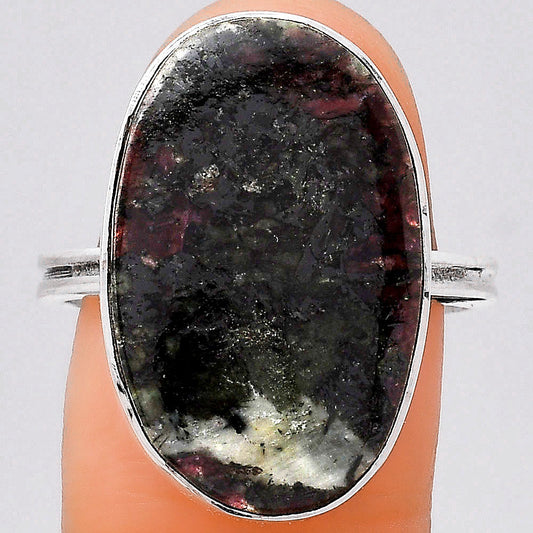 Natural Russian Eudialyte Ring size-8.5 R-1056 SDR245830