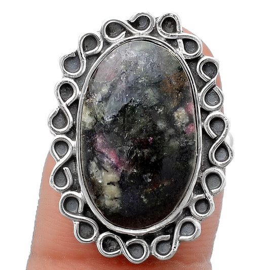 Natural Russian Eudialyte Ring size-7 R-1164 SDR245839
