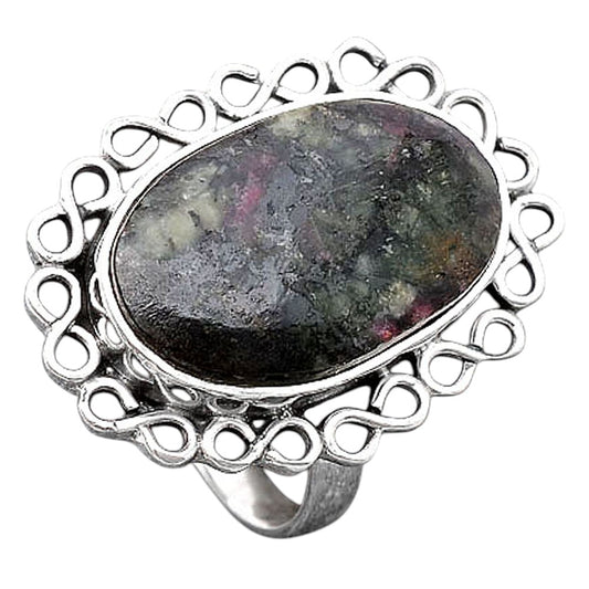 Natural Russian Eudialyte Ring size-7 R-1164 SDR245839